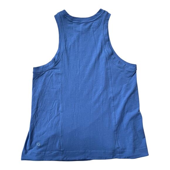 Lululemon Periwinkle Blue Tank Top Cotton Blend Women's Size 2 - Picture 3 of 4